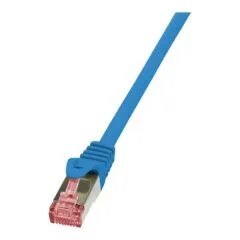 Patch Cable Cat.6 S/FTP blue 0,25m, PrimeLine
