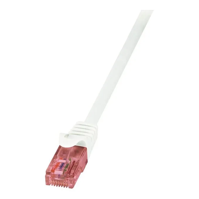 Patch Cable Cat.6 U/UTP BC white, 0,50m PrimeLine — image 1
