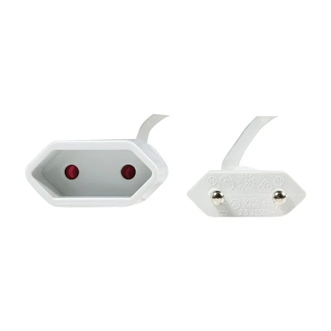 Power cable extension, CEE 7/16, white, 3 m — image 5