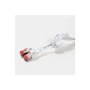 Patch Cable Flat Cat.6A Shielded 5,00m white — image 3