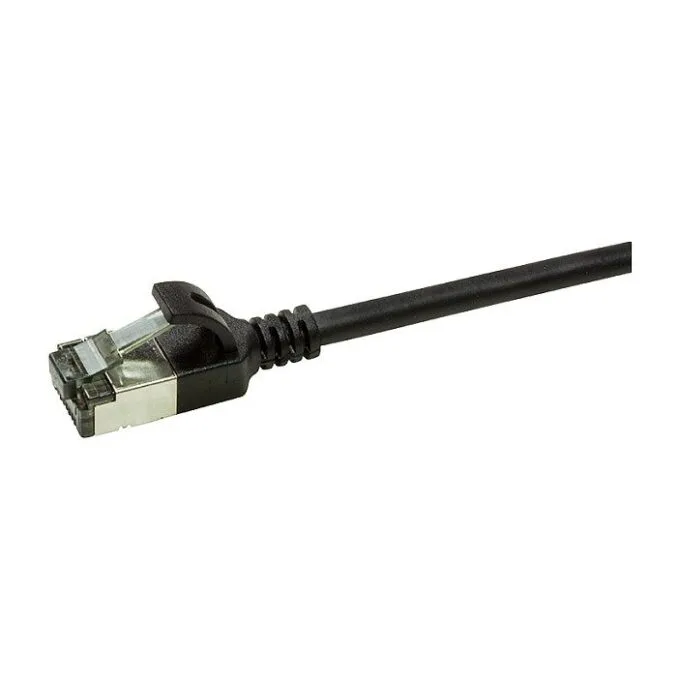 Patch cable Cat.6A TPE SlimLine black 2,0m — image 2