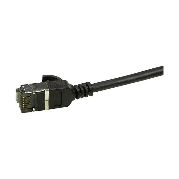 Patch cable Cat.6A TPE SlimLine black 2,0m — image 3
