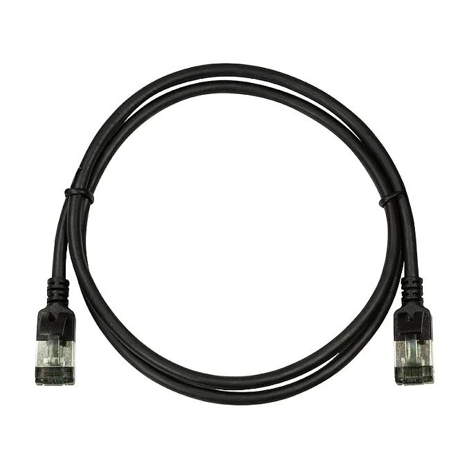 Patch cable Cat.6A TPE SlimLine black 2,0m — image 5