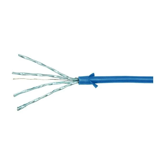Patch cable Cat.6A TPE SlimLine blue 0,5m — image 4