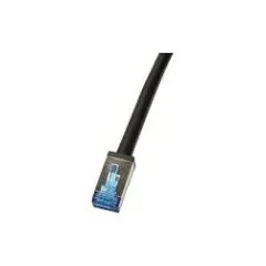 Outdoor PE Patch Cable CAT.6A S/FTP, black, 0.5m