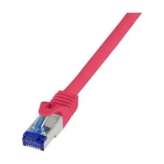 Patch cable Cat.6A S/FTP Ultraflex GHMT certified, red 1.0m