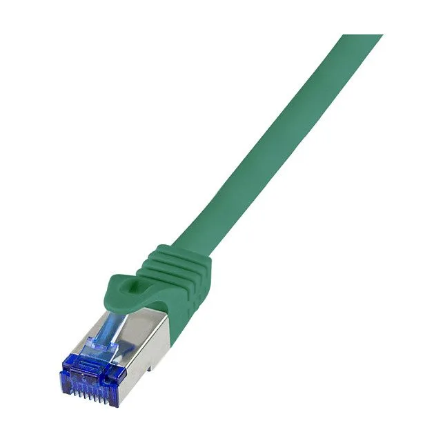 Patch cable Cat.6A S/FTP Ultraflex GHMT certified, green 1.5m — image 1