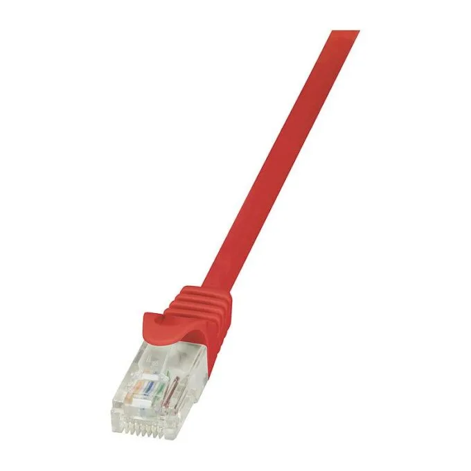 Patch Cable Cat.5e U/UTP 0,25m red — image 1