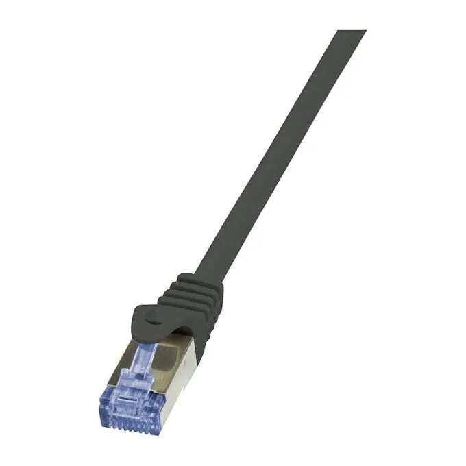 Patch Cable Cat.6A S/FTP black 20m, PrimeLine — image 1