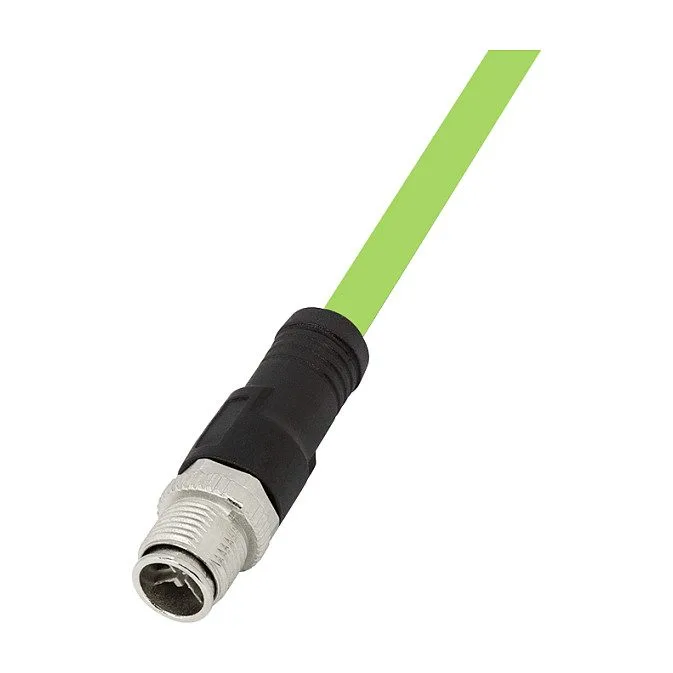 M12 CAT6A Industrial Patch Cable, PUR, M12 X-coded to RJ45, 0,25 m — image 3
