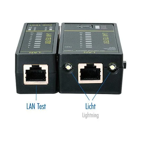 Cable Tester LANtest & PoE Finder with magnet & lighting — image 3