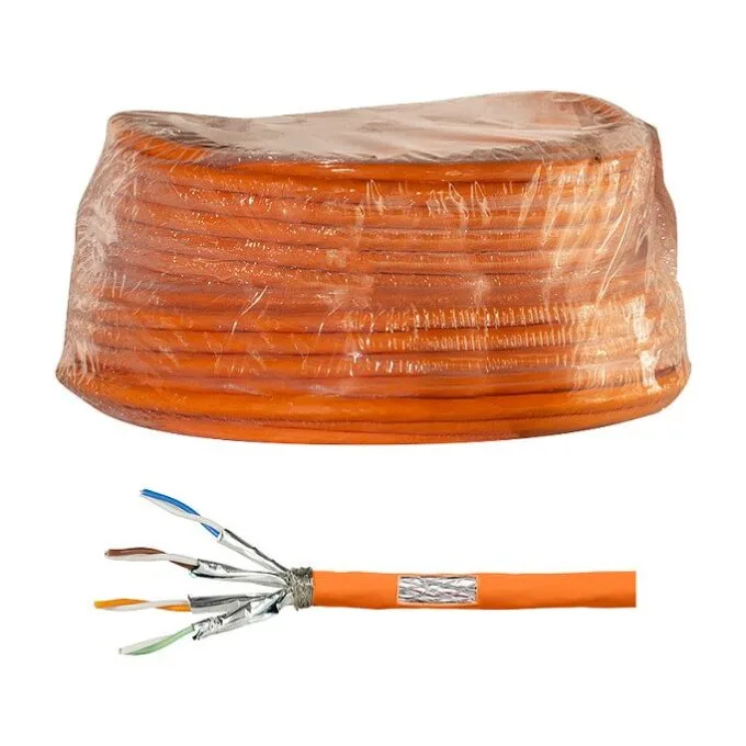 Cat.7 1000 MHz Installation Cable 23 AWG S/FTP 50m, orange — image 4