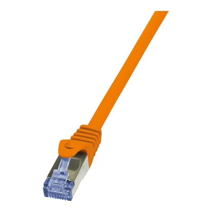 Logilink Patch Cable Cat.6A S/FTP orange 0,50m, PrimeLine — image 1