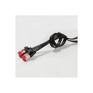Logilink Patch Cable Flat Cat.6A Shielded 3,00m black — image 3