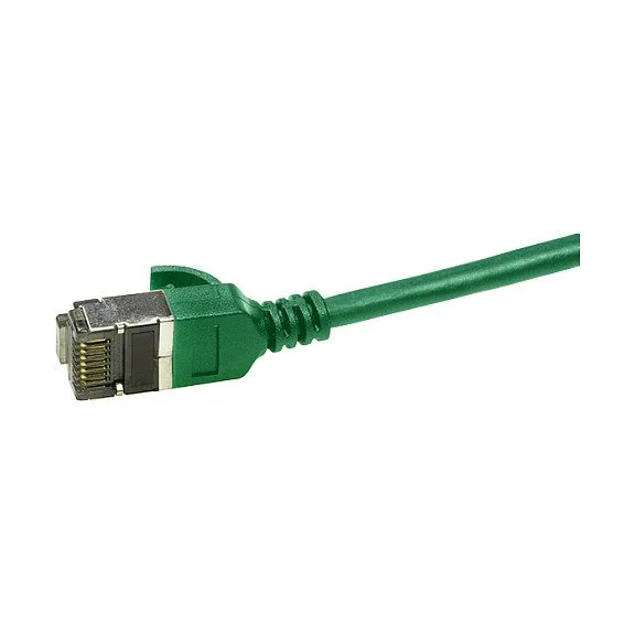 Logilink Patch cable Cat.6A TPE SlimLine green 2,0m — image 3