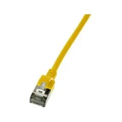 Logilink Patch cable Cat.6A TPE SlimLine yellow 2,0m