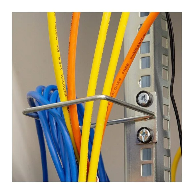 Logilink 19" Cable management ring 140 x 100 mm, side cable entry — image 4