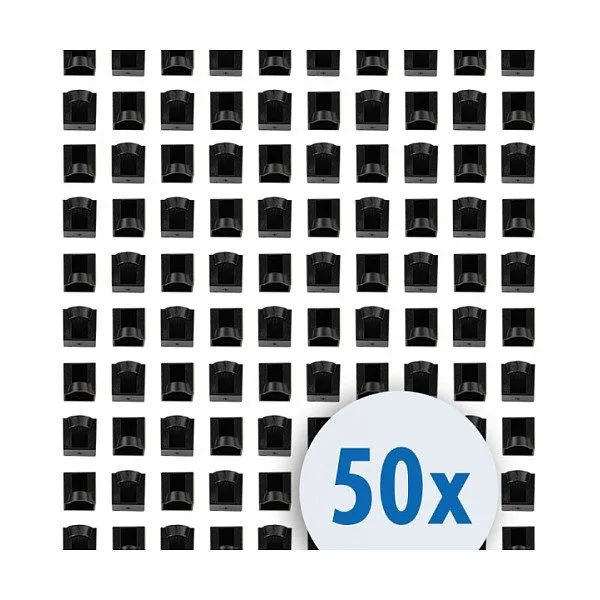 Logilink RJ45 Dust protection cap for RJ45 patch cords, black, 50 pcs. — image 4