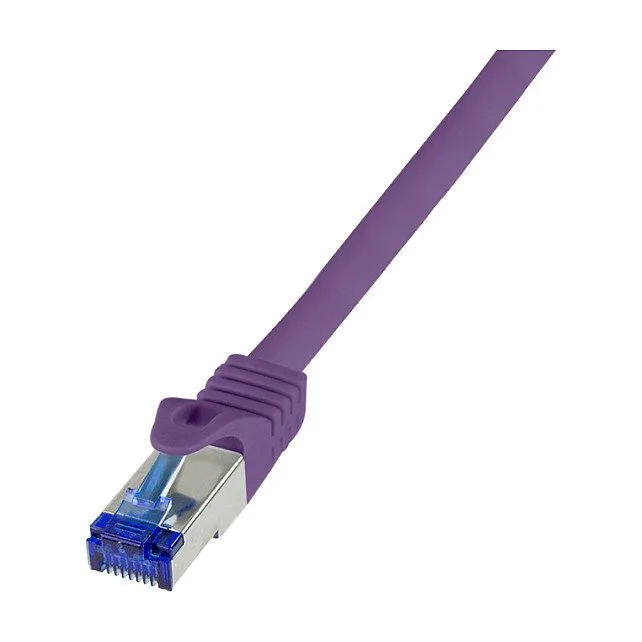 Logilink Patch cable Cat.6A S/FTP Ultraflex GHMT certified, purple 10m — image 1