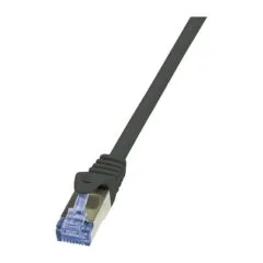 Logilink Patch Cable Cat.6A S/FTP black 30m, PrimeLine