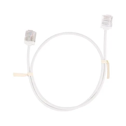 Logilink Patch Cable Cat.6A U/UTP Slim High-Flex, white 1,00 m — image 3