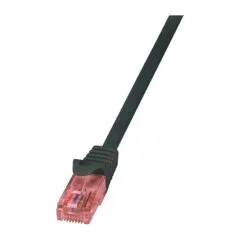 Logilink Patch Cable Cat.6 U/UTP BC black, 1,50m PrimeLine