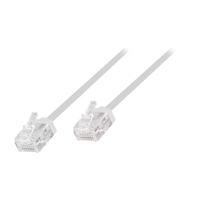 Logilink Patch Cable Cat.6A U/UTP Slim High-Flex, white 2,00 m — image 1