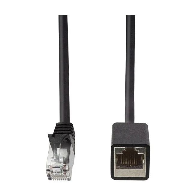 Logilink Cat.6A premium patch cable extension, black, 3 m — image 2