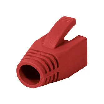 Logilink Modular RJ45 Plug Cable Boot 8mm red, 50pcs — image 3