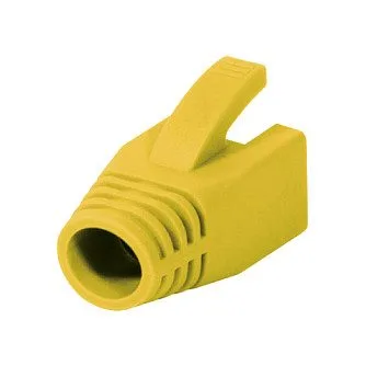 Logilink Modular RJ45 Plug Cable Boot 8mm yellow, 50pcs — image 3