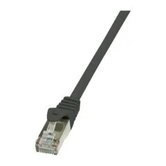 Logilink Patch Cable Cat.6 F/UTP, black, 3,00m, EconLine