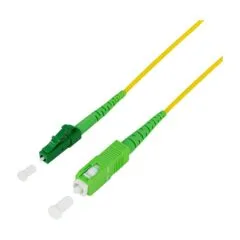 Logilink Fiber simplex patch cord, OS2 SM G.657.A2, SC/APC to LC/APC, 10 m