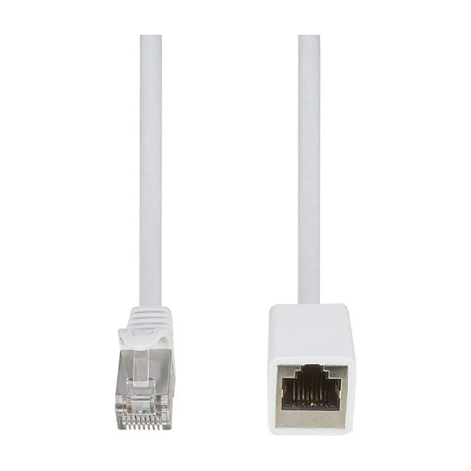 Logilink Cat.6A premium patch cable extension, white, 2 m — image 2
