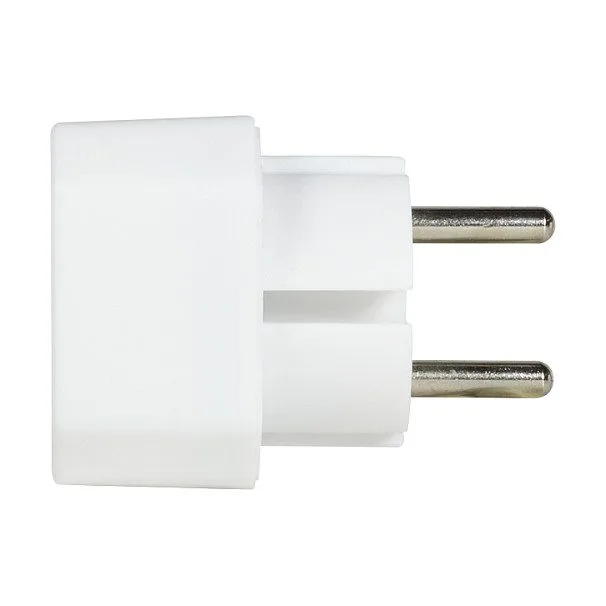 Logilink Adapter With 2 Euro Sockets, white — image 3