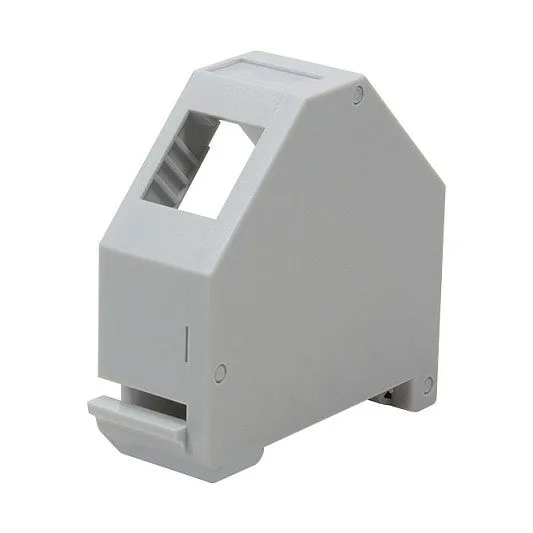 Logilink DIN rail mounting adapter for keystone modules, stackable — image 1