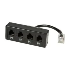 Logilink Modular Adapter 4 Port Telephone Splitter 1*R45 / 4*RJ11