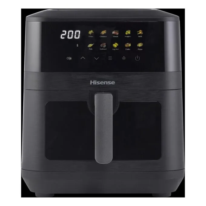 Hisense Heißluftfritteuse HAF2100DCD (schwarz, 2.100 Watt, Korb 7,7 Liter) — image 3
