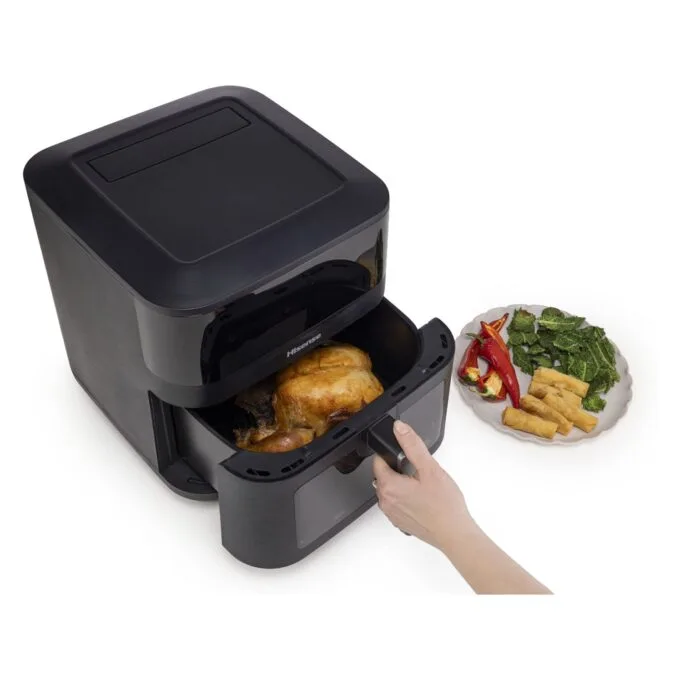 Hisense Heißluftfritteuse HAF2100DCD (schwarz, 2.100 Watt, Korb 7,7 Liter) — image 7