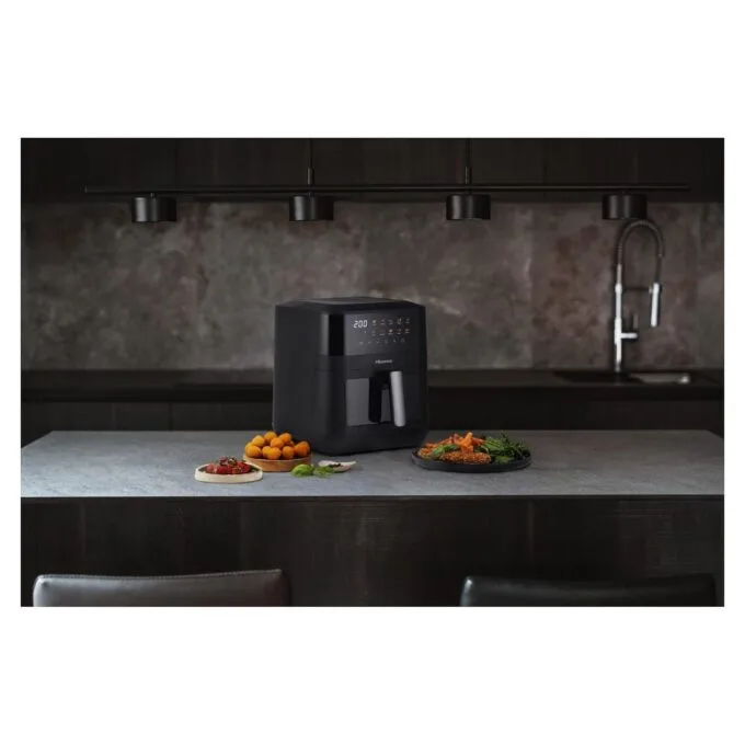 Hisense Heißluftfritteuse HAF2100DCD (schwarz, 2.100 Watt, Korb 7,7 Liter) — image 9