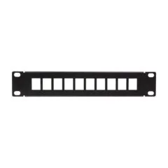 Logilink 10" kystone panel for 10 keystone jacks, black