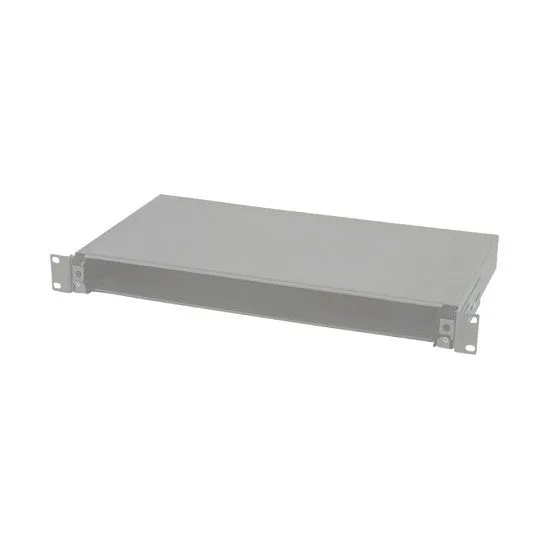 Logilink Fiber Optic Patch Panel 19"/1U, sliding type, grey, unloaded — image 2