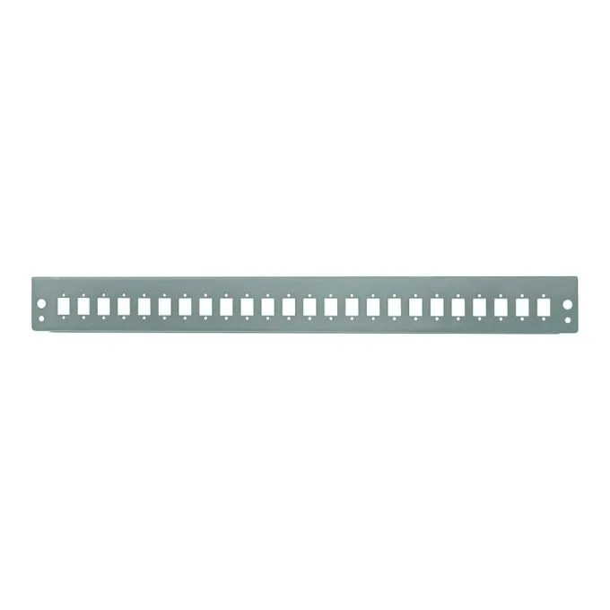 Logilink Fiber Front Panel 24 LC-Duplex or SC-Simplex, light grey — image 1