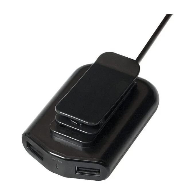 Logilink USB Car Charger, 2+2 Port, 24W, black — image 3