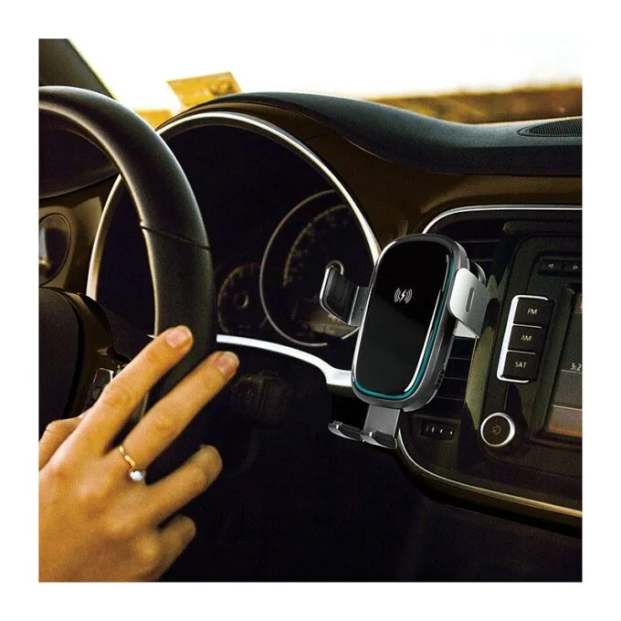 Logilink Wireless Car Charger w/Gravity Trigger, 15W — image 6