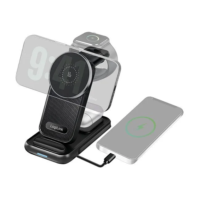 Logilink Wireless Table Charger, 4 in 1, 15W — image 3