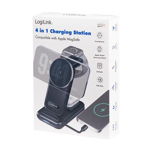 Logilink Wireless Table Charger, 4 in 1, 15W — image 8