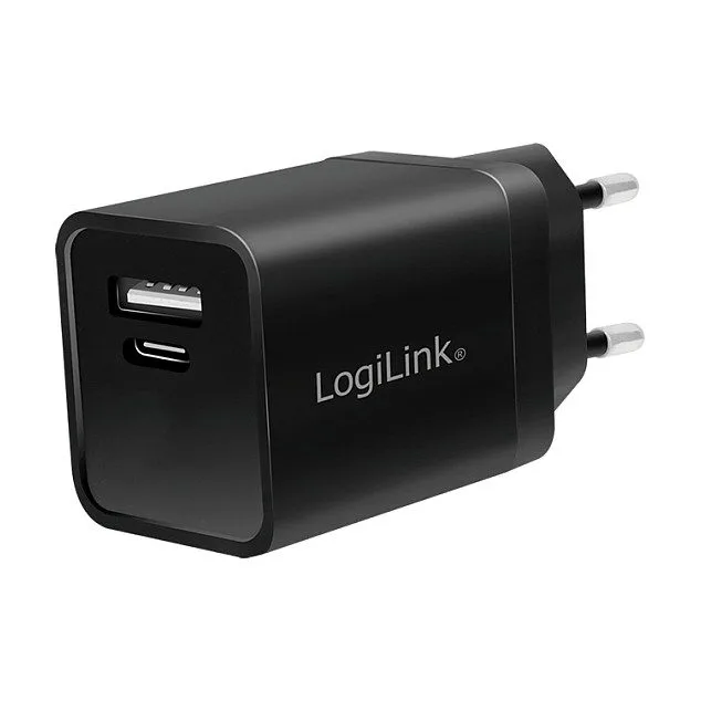 Logilink USB-A/C Charging Kit, 15 W, each 1x USB-A, 1x USB-C, Black — image 5