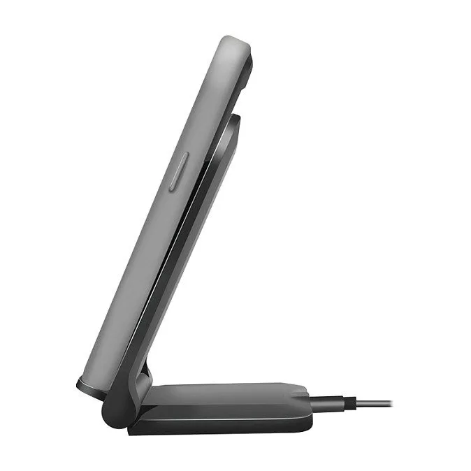 Logilink Wireless Quick Charging Stand 15 W, twin coil, black — image 3