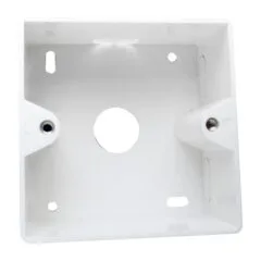 Logilink Surface back box for flush mount outlets, signal white
