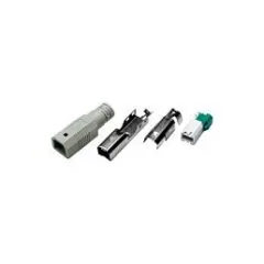 Logilink USB 2.0 connector for self assembling, B/M, crimp type, grey